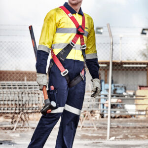 Top Sale Coveralls Work Wear Uniform For Construction Industry Anti-Static Anti-Flame Safety Uniform For Working Safety Workers